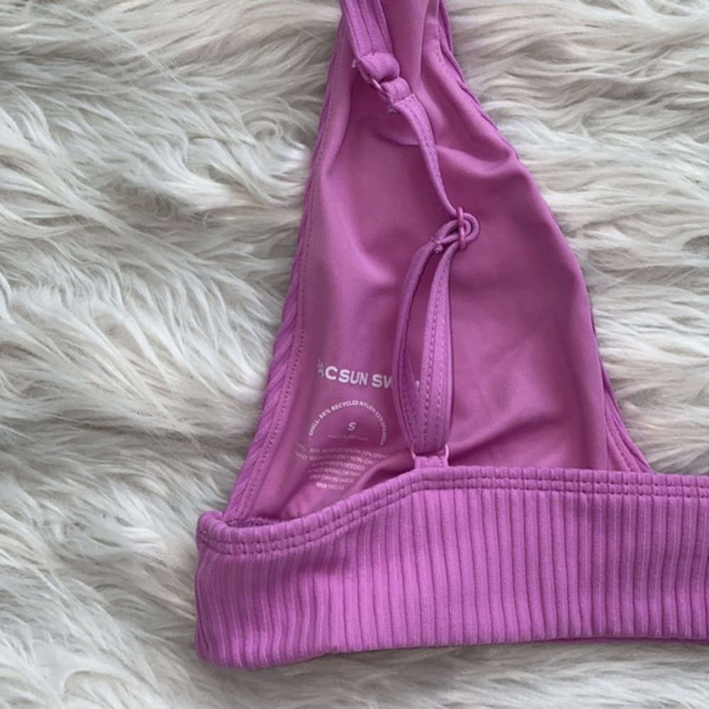 PacSun | Ribbed Banded Triangle‎ Bikini Top - Picture 6 of 8